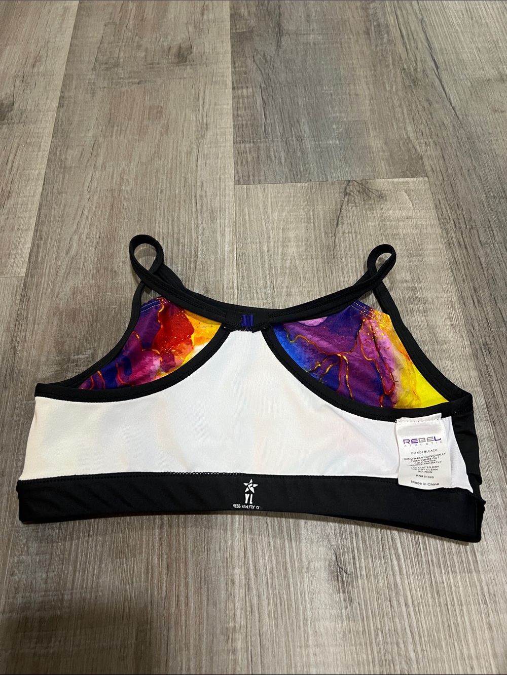 Rebel Athletic Sports bra size YL - Picture 5 of 5